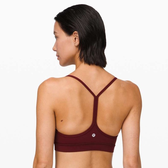Lululemon Flow Y Sports Bra Nulu (Garnet)